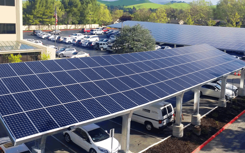 commercial solar power system carport