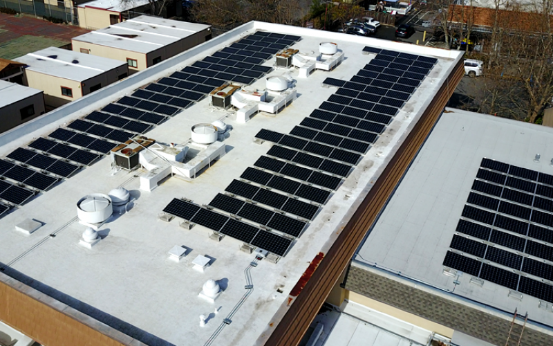 commercial solar on roof