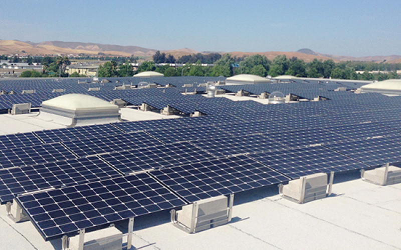 commercial solar installation