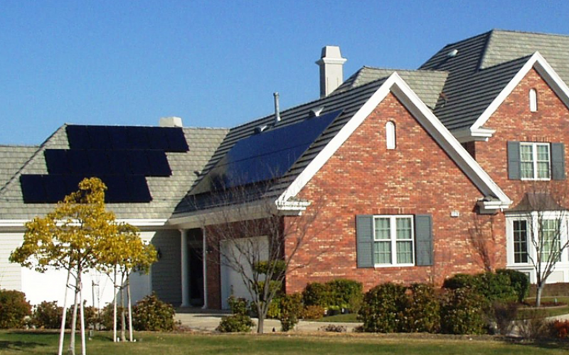 ruby hill solar power system on home