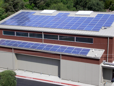 commercial solar gallery, athenian school solar power system