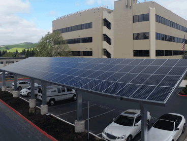 commercial solar installation, commercial gallery ccmc staff array