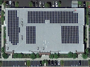 commercial solar gallery top view