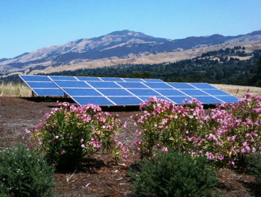 ground mounted solar system installation