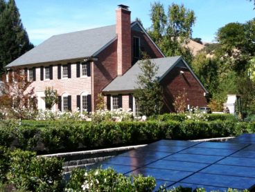 ground mounted residential solar power system